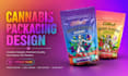design cannabis and cbd packaging, product label design, and packaging design