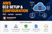set up and configure your AWS ec2 instance and cloud infrastructure