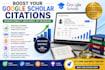 increase and backdate google scholar citations in peer reviewed indexed journal