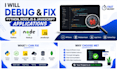 fix bugs in your python node js javascript project