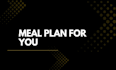do a full food recipe meal plan