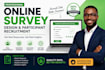 design a professional online survey using google forms or microsoft forms