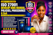 iso 27001 isms manual, policies, procedures and soa development