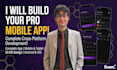 develop a react native mobile app with backend