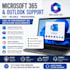 fix microsoft 365, outlook and office issues remotely