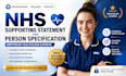 write nhs supporting statement trac application person specification