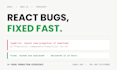 fix bugs in your react and next js website