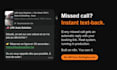 set up missed call text back with n8n, no go highlevel subscription