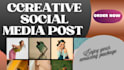 design professional social media designs for your brand