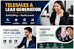 do professional telesales and lead generation