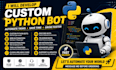 develop python bot, automation web tasks, API bot python script, data extraction