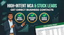 provide fresh mca leads, mca stuck leads, and business loan data