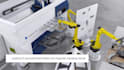do 3d industrial machine animation, 3d manufacturing process, industrial machine