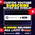 create a custom animated youtube subscribe button overlay