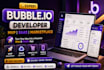 build bubble io web app mvp saas bubble app developer