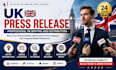 write UK press release PR distribution submit press release UK PR media distrib