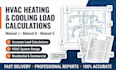 do hvac heating and cooling load calculations and hvac system design