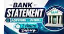 bank statement bank statement bank statement as u need