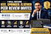 secure ieee springer elsevier peer review invites