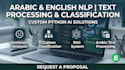 build custom nlp models and text classification scripts