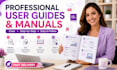 write professional user guides and instruction manuals