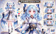 draw live2d vtuber model, vtuber rigging and pngtuber avatar and refsheet