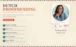 translate and proofread dutch and english texts