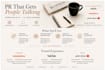 write a press release and secure PR media outreach