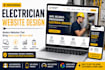 design a electrician, landscape website design