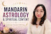 write engaging mandarin astrology and spiritual content