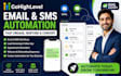 set up gohighlevel email and SMS automation