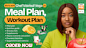 design custom meal plan, workout plan, write healthy recipes, cookbook design