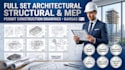 full set architectural, structural and mep permit construction drawing in kansas