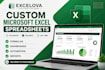 create custom microsoft excel spreadsheets and automation