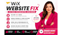 fix bugs wix website,wix website redesign,wix studio issue,responsive fix layout