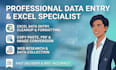 do data entry, excel data entry, and data cleanup efficiently
