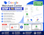 setup google merchant center, fix gmc suspension gmc misrepresentation