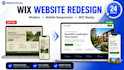 wix website redesign, wix redesign, wix website design, wix website redesign