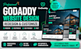 redesign godaddy website, godaddy website design, godaddy website redesign