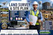 create land survey site plan boundary survey plot plan autocad drafting