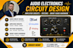 do audio electronics circuit, amplifier circuit, fritzing,smart audio hardware