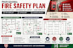 create fire safety plan, evacuation plan and emergency exit layout