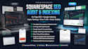 do squarespace website audit, on page SEO, and google indexing