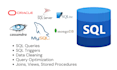write sql queries, reports, joins and views for your database