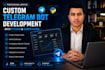 build a custom telegram bot with python and admin panel