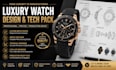 create watch tech pack and technical drawings