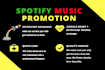 promote spotify music album and spotify track