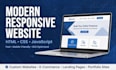 build a responsive business website or landing page HTML CSS