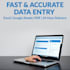 do data entry, PDF to excel, virtual assistant tasks