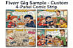draw and color your cartoon strip